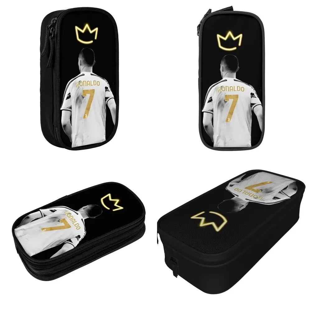 Soccer Star Pen Case – Large-Capacity Pencil Pouch