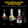 LED Headlight Bulbs with Canbus Technology (Pair)
