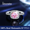 Adjustable Moissanite Ring with Tension Setting
