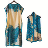 Floral Butterfly Peacock Print Shawl & Scarf Set
