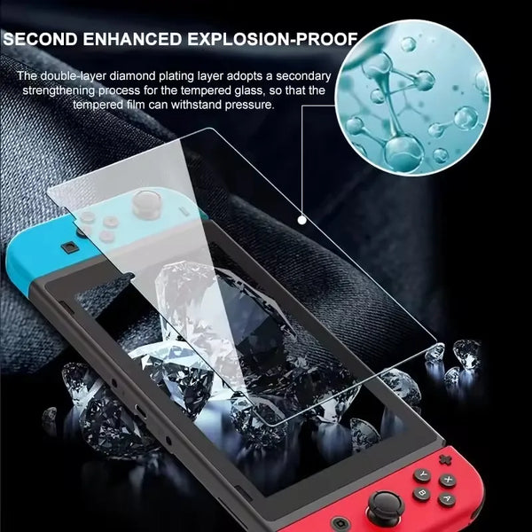 Gros plan d'un smartphone affichant un protecteur en verre trempé, mettant en évidence sa technologie multi-couches anti-expl