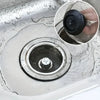 Stainless Steel Kitchen Sink Strainer with Handle & Stopper