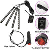 Set of infrared receiver, music sensor box, cigar lighter, and an on/off button for RGB car underglow strip lights