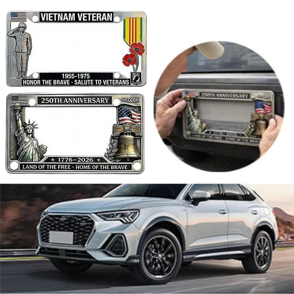 Commemorative Anniversary License Plate Frame