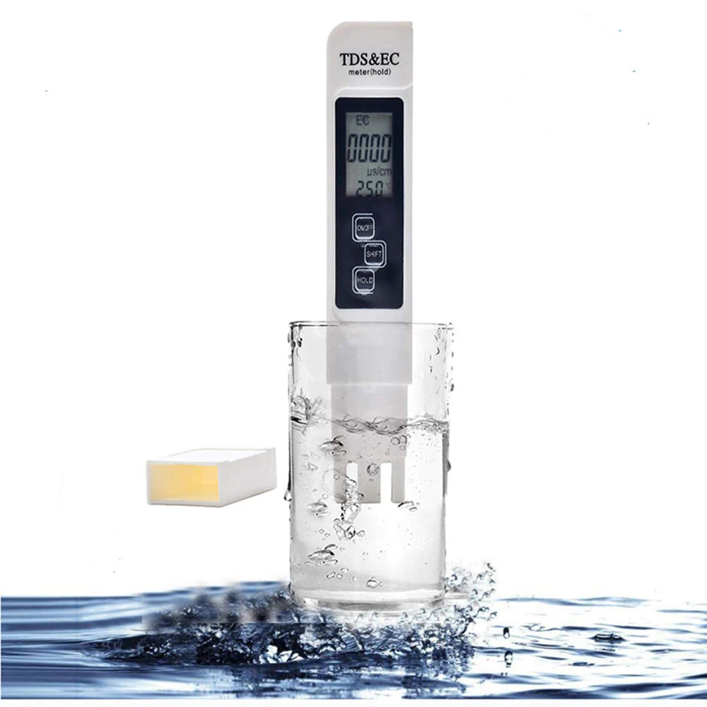 3-in-1 Digital Water Quality Tester with LCD Display