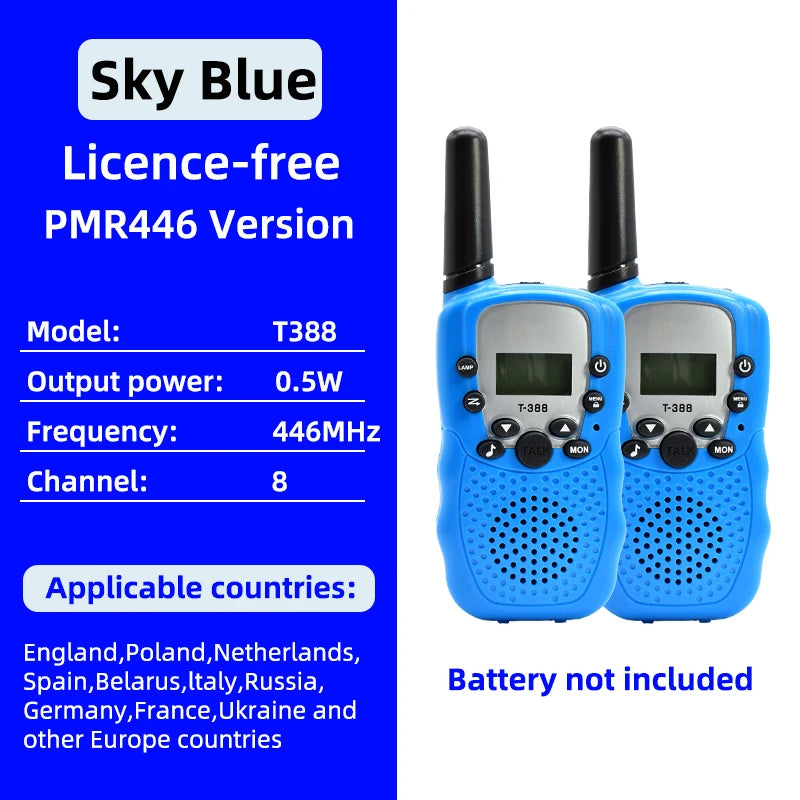 Kids Walkie Talkies with Long-Range Communication and 22 Channels