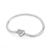 925 Sterling Silver Heart Charm Bracelet