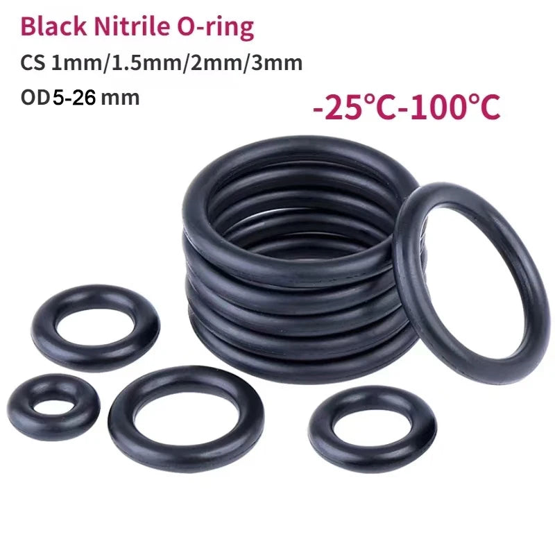 225-Piece O-Ring Assortment Kit for Automotive and Mechanical Repairs
