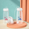 Hands-Free Self-Feeding Baby Bottle with Straw Brush (150ml)