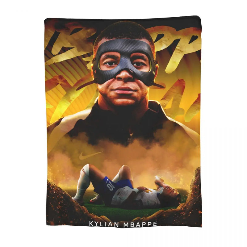 Manta de Fútbol para Fans de Mbappé