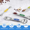 Stainless Steel Magnetic Measuring Spoons - Set of 8