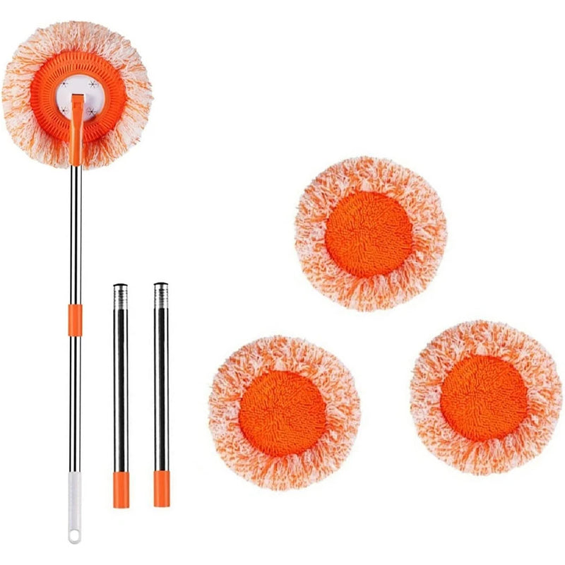 360° Rotating Microfiber Mop with Extendable Handle