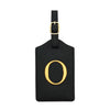 PU Leather Luggage Tag with Privacy Cover