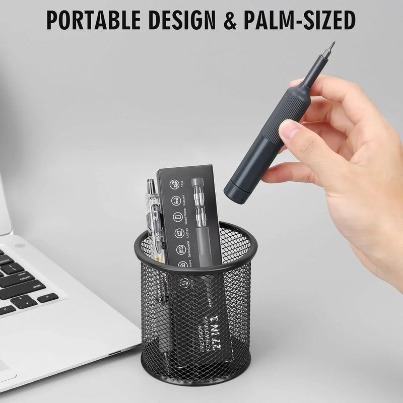 Precision Screwdriver Set with Magnetic Pen-Style Handle