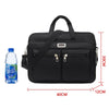 Classic Oxford Laptop Briefcase with Multiple Pockets