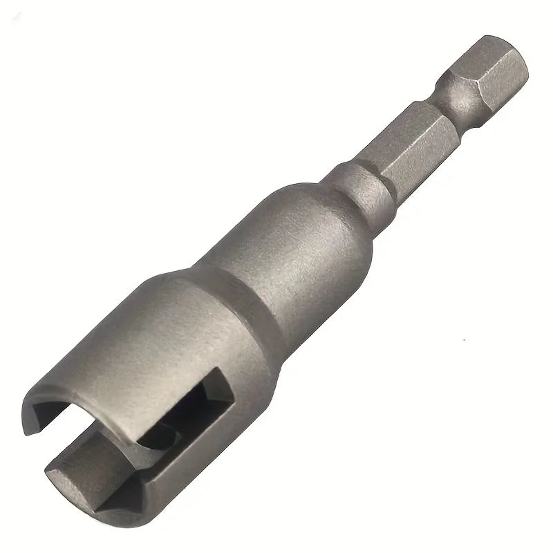 Heavy-Duty Butterfly Socket Wrench – 65mm Slotted Wing Nut Tool with Hex Handle