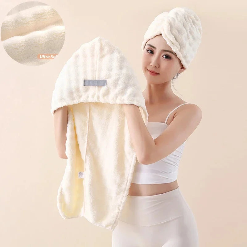 Microfiber Hair Drying Towel Wrap for Women