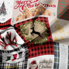 Holiday Plaid Reindeer Duvet Cover Set - Ultra-Soft Cozy Bedding