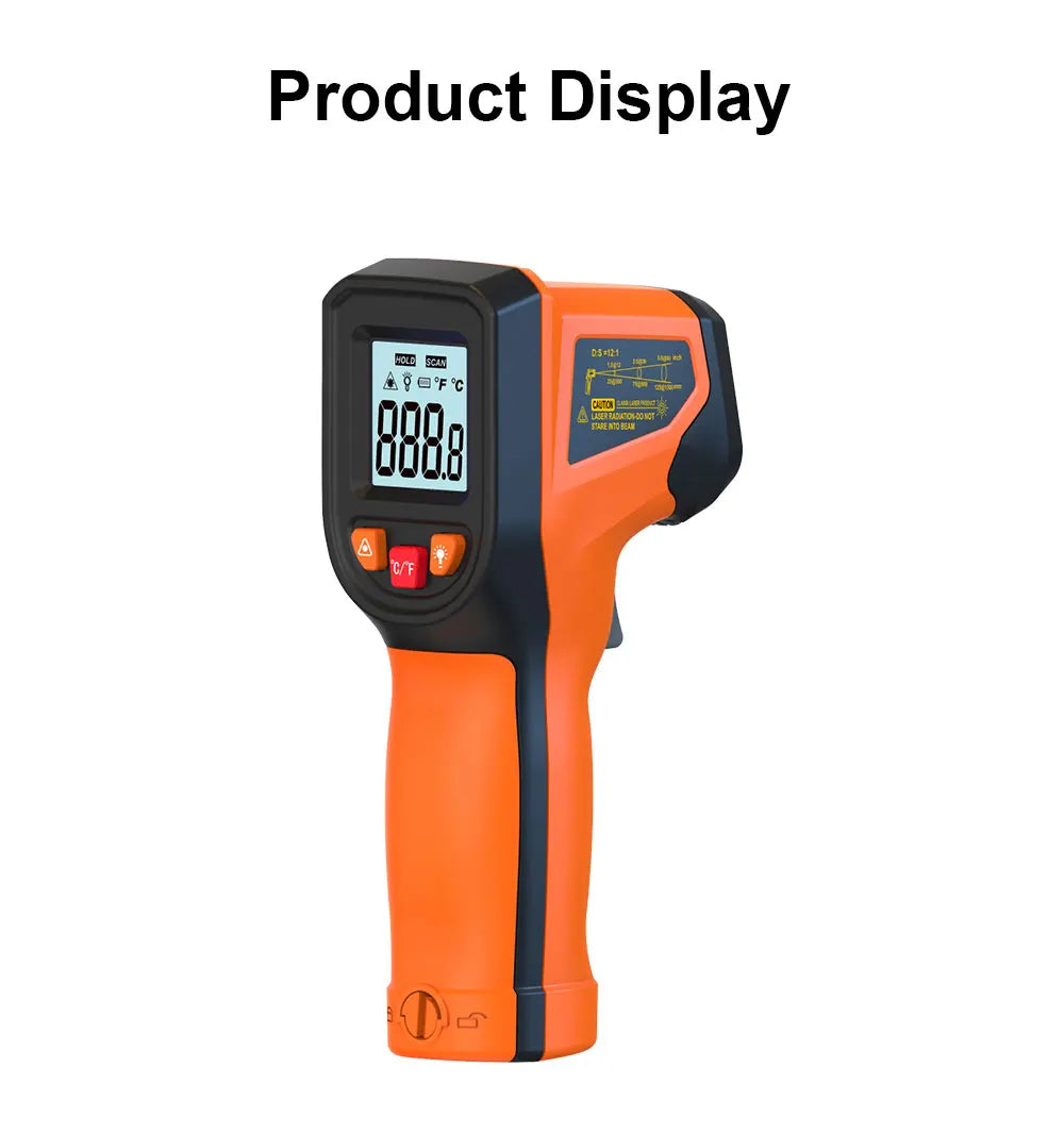 Professional Digital Infrared Thermometer Gun with Laser Targeting