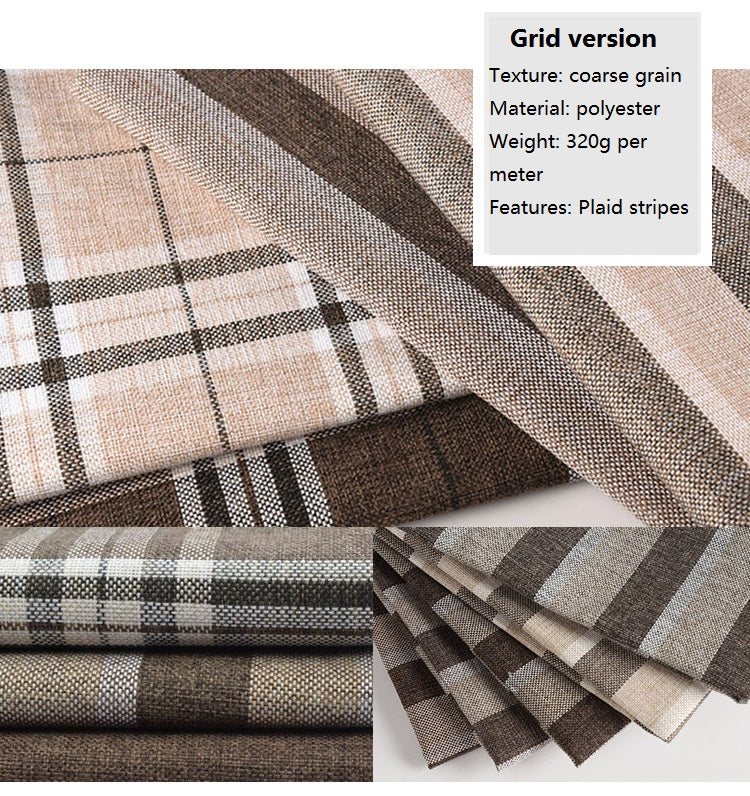 Premium Cotton-Linen Upholstery Fabric – Solid Colors, Durable & Versatile