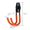 Heavy-Duty Wall Mount Metal Hooks for Garage and Workshop Storage