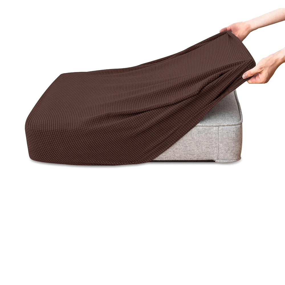 Stretchable Jacquard Sofa Cushion Covers with Anti-Slip Base