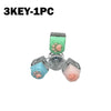 LED Light-Up Keyboard Keychain Fidget Toy