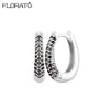 Minimalist CZ Huggie Hoop Earrings