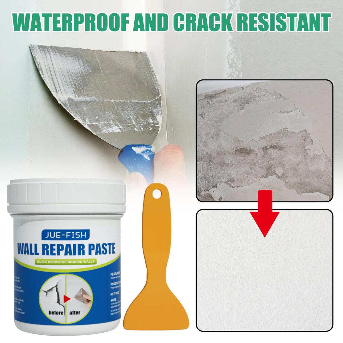 DIY Wasserfeste Reparaturpaste und Spachtel-Set