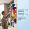 Wall-Mounted Baseball Cap Organizer for Up to 9 Hats