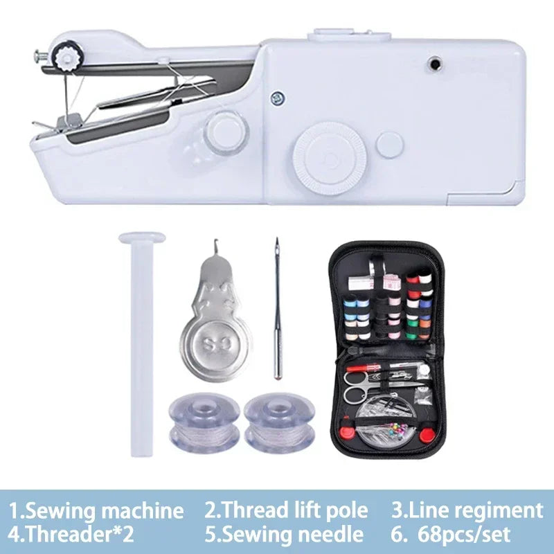 Tragbare Mini-Nähmaschine für unterwegs