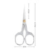 Vintage Stainless Steel Sewing Scissors for Fabric and Embroidery