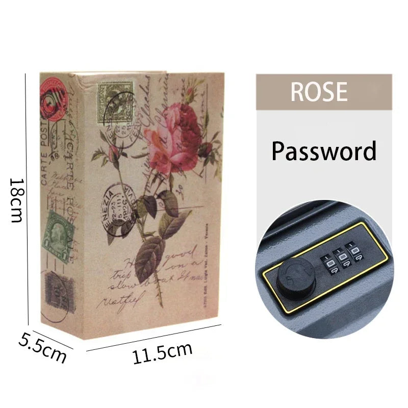 Book-Style Hidden Safe with Combination Lock
