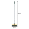 Rotatable Long-Handle Floor Scrub Brush with Squeegee