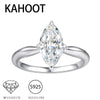 Marquise Moissanite Wedding Ring in 925 Sterling Silver