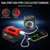 Milwaukee 18V Battery USB & Type-C Power Adapter