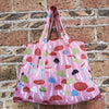 Foldable Eco-Friendly Shopping Bag with Cartoon Print