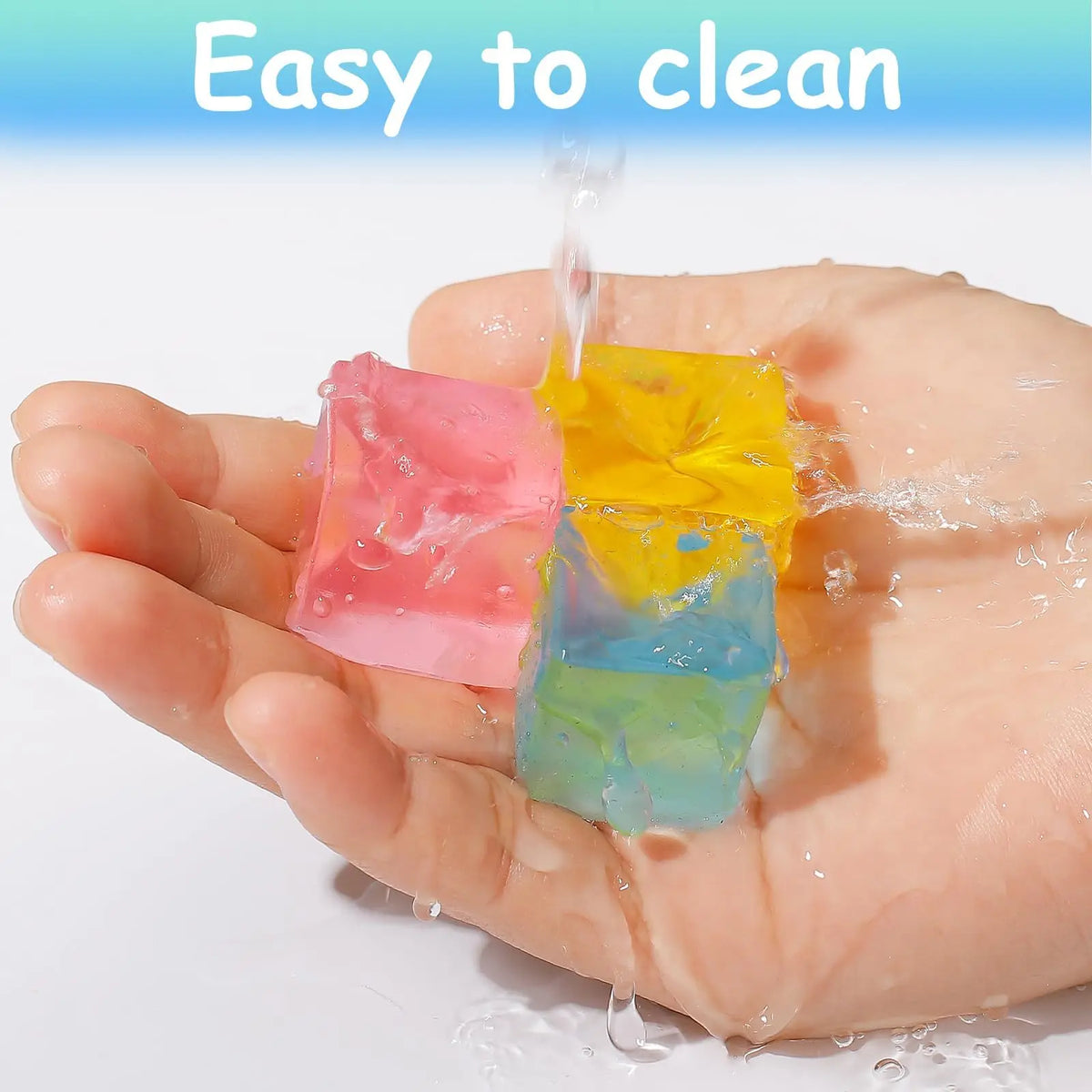 Ice Cube Sensory Squishy Fidget Toy for Stress Relief