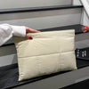 Weiche Polyester-Clutch mit Reißverschluss