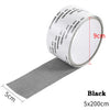 Rolle Reparaturband für schwarze Moskitonetz-Reparaturen, 9 cm Breite und 5 cm Länge.
