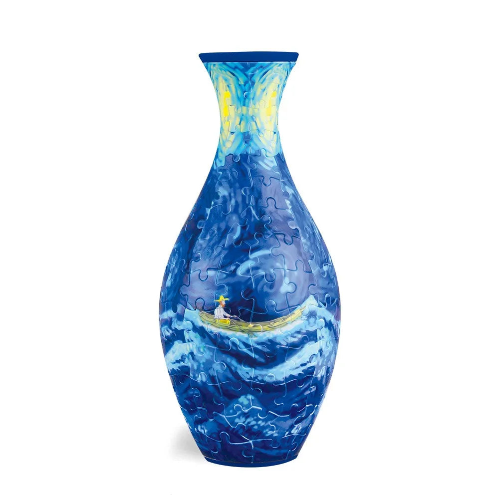 3D Curved Puzzle Vase with Detachable Water Cup