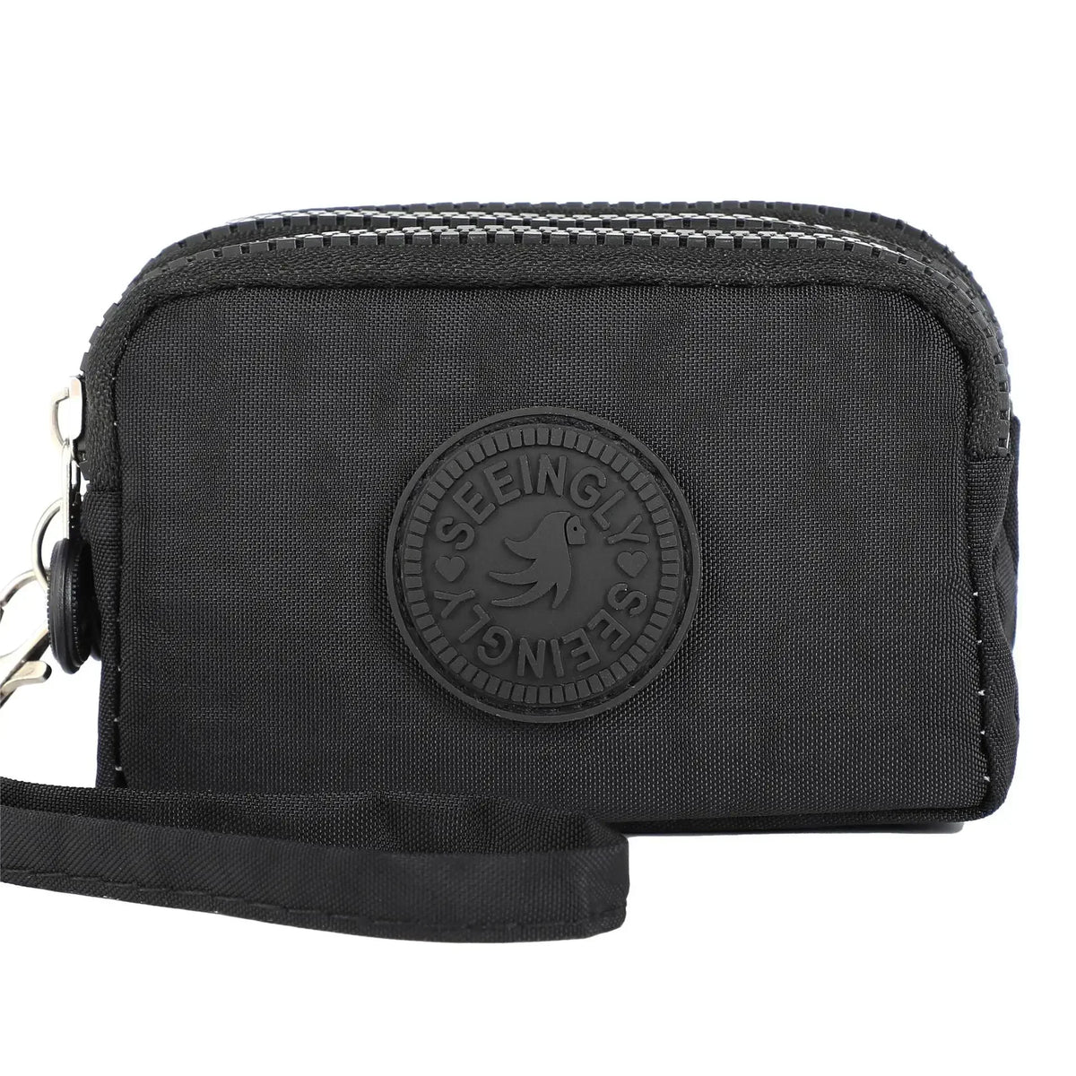 Multi-Layer Canvas Organizer Wallet with Zipper Pouch