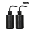 Two black tattoo squeeze bottles with precision tips and 250ml volume markings.