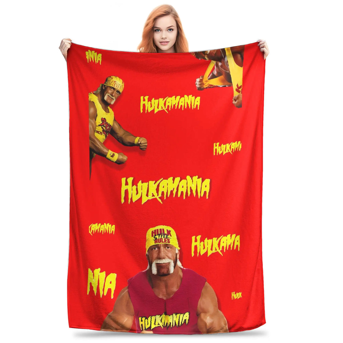 Hulk Hogan Themen-Plüsch-Flanelldecke