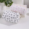 Bowknot Print Makeup Bag - Large Capacity Travel Toiletry Organizer
