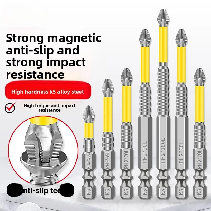 High-Torque Magnetic Screwdriver Set with Non-Slip Grip