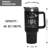 40oz Isolierter Edelstahl-Tumbler mit Deckel