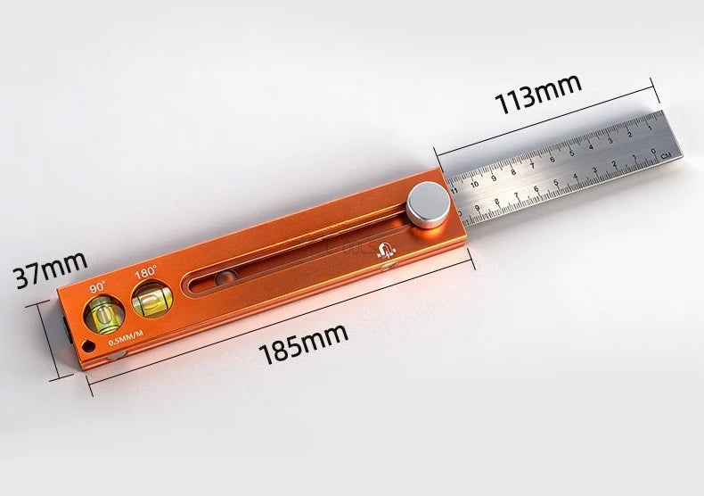 Foldable Aluminum Alloy Marking and Measuring Tool