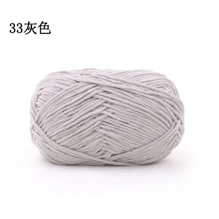 Matte Chenille Yarn for Crochet and Knitting