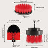 Rotary Drill Brush Cleaning Kit for Deep Scrubbing